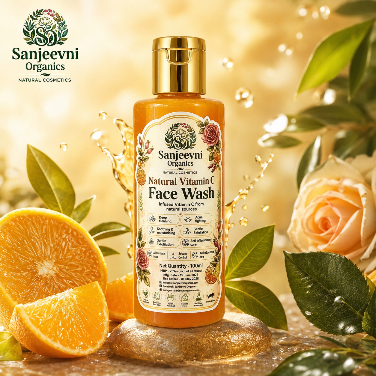 Natural Vitamin C Face Wash